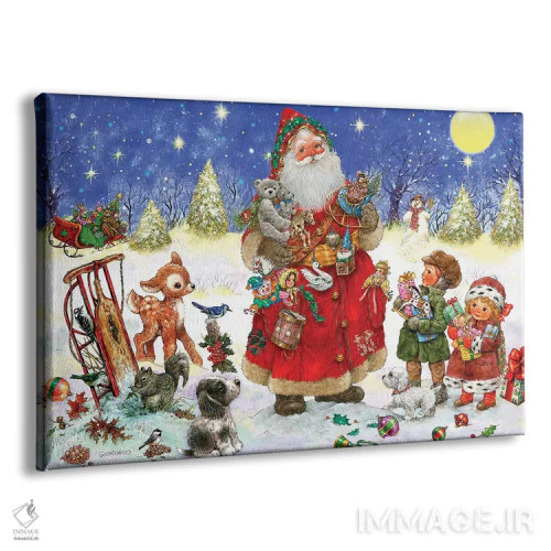 تابلو دکوراتیو آنچه برای کریسمس می خواهم اثر جوردانو استودیو - نمای پرسپکتیو محصول