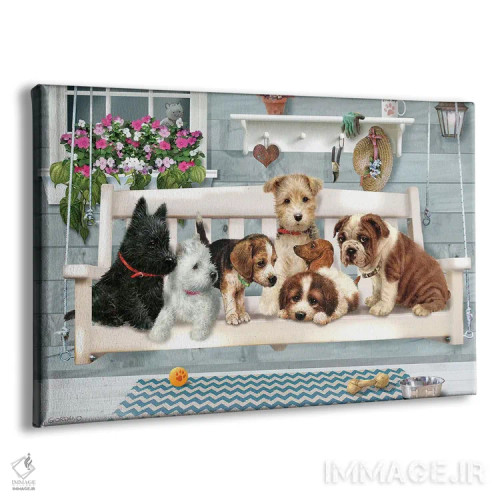 تابلو دکوراتیو دوستان ایوان اثر جوردانو استودیو - نمای پرسپکتیو محصول