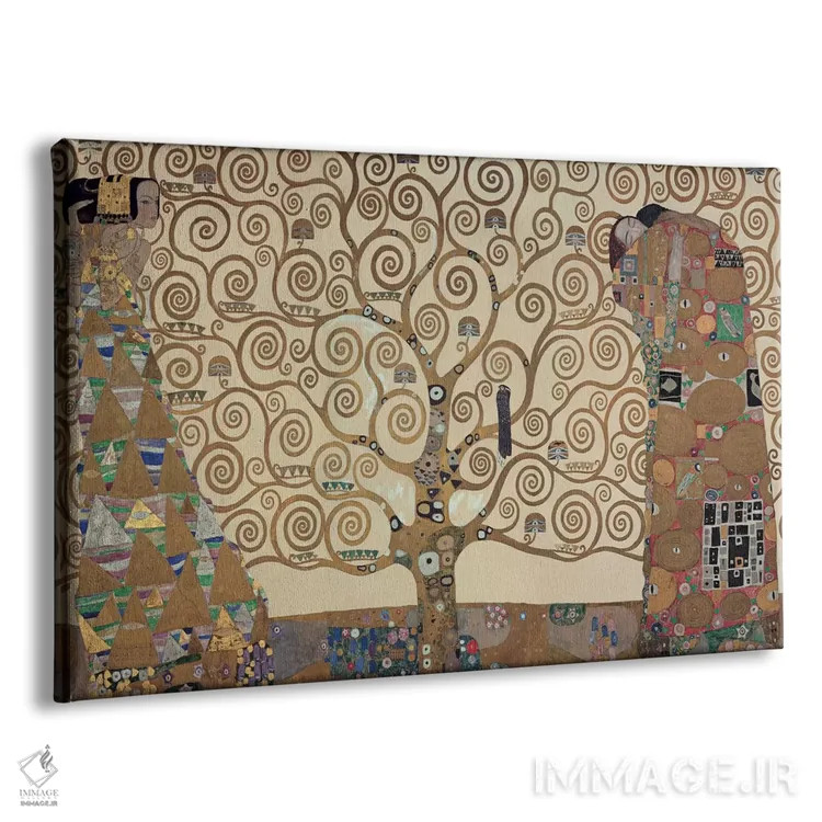 تابلو کلاسیک درخت زندگی اثر گوستاو کلیمت - نمای پرسپکتیو محصول