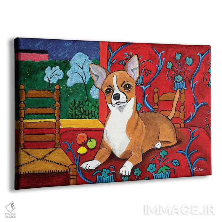 تابلو دکوراتیو چی واوا موتیسه اثر گرچن کیش سرانو - نمای پرسپکتیو محصول