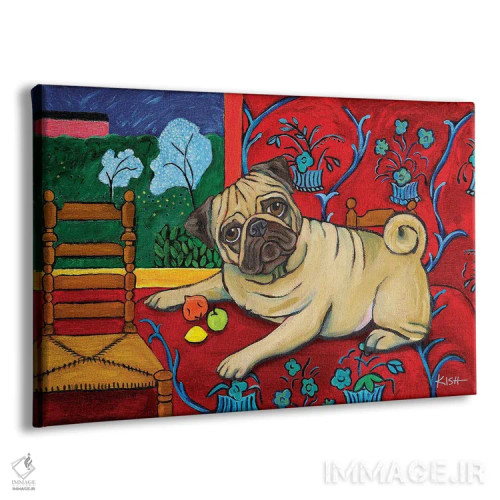 تابلو دکوراتیو پاگ موتیس اثر گرچن کیش سرانو - نمای پرسپکتیو محصول