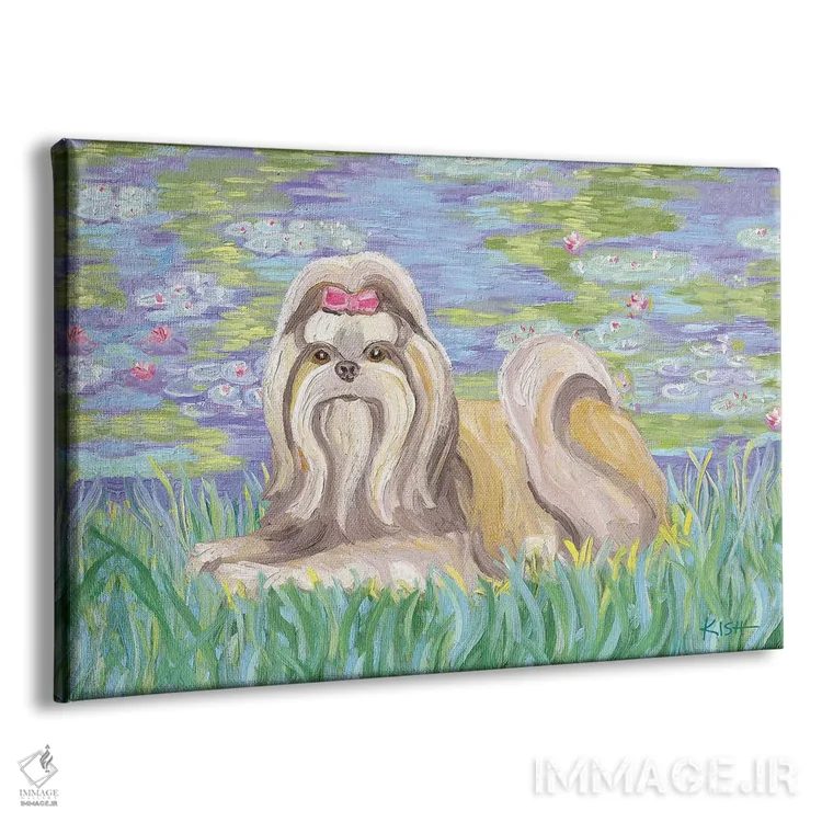 تابلو دکوراتیو شیه تزو بونیت اثر گرچن کیش سرانو - نمای پرسپکتیو محصول