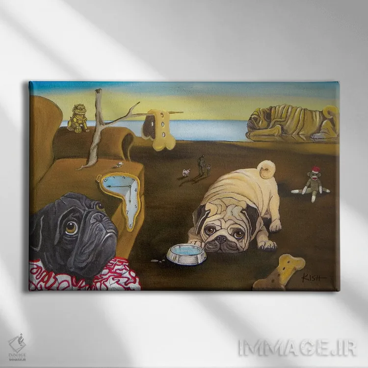 تابلو دکوراتیو پایداری پاگ اثر گرچن کیش سرانو - نمای روبهرو روی دیوار