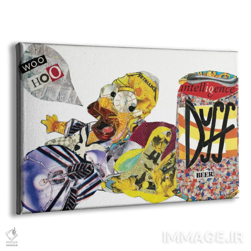 تابلو دکوراتیو هومر سیمپسون اثر گلیل - نمای پرسپکتیو محصول