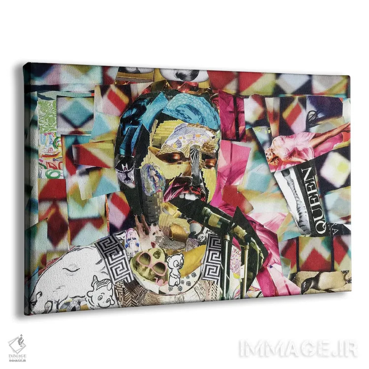 تابلو دکوراتیو فردی ۲ اثر گلیل - نمای پرسپکتیو محصول