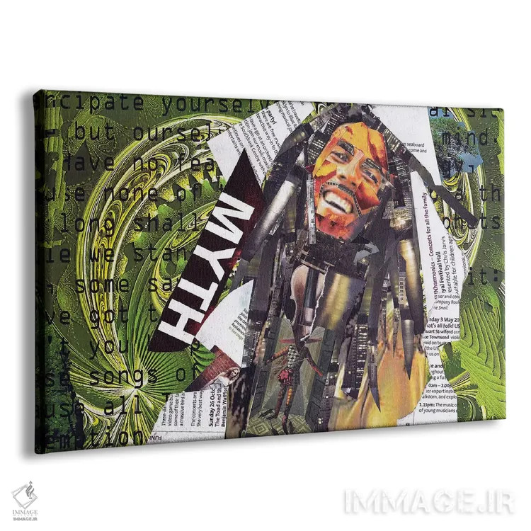 تابلو دکوراتیو مارلی ۱ اثر گلیل - نمای پرسپکتیو محصول