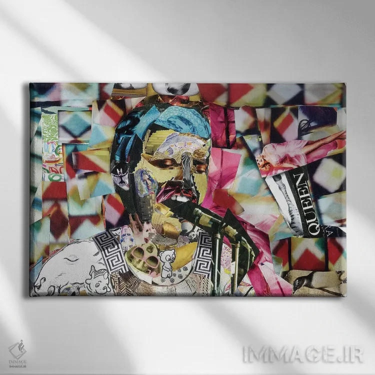 تابلو دکوراتیو فردی ۲ اثر گلیل - نمای روبهرو روی دیوار