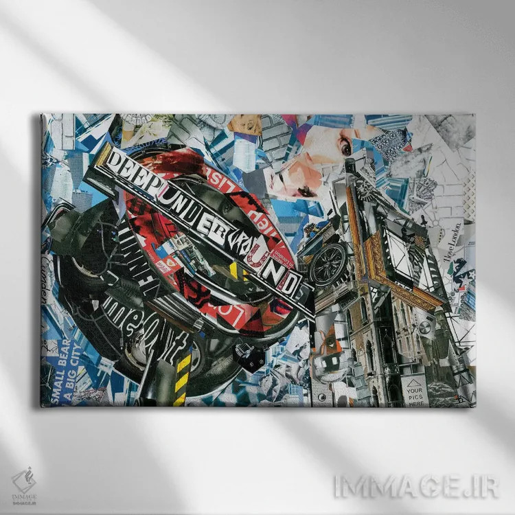 تابلو دکوراتیو لندن ۳ اثر گلیل - نمای روبهرو روی دیوار