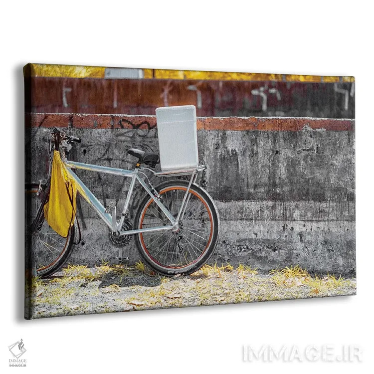 تابلو دکوراتیو دوچرخه اثر گلاوکو منهالی - نمای پرسپکتیو محصول