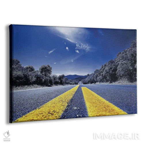 تابلو دکوراتیو جاده به ناکجا اثر گلاوکو منهالی - نمای پرسپکتیو محصول