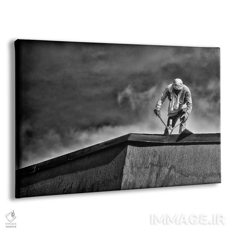 تابلو دکوراتیو سباستیائو سالگادو اثر گلاوکو منهالی - نمای پرسپکتیو محصول