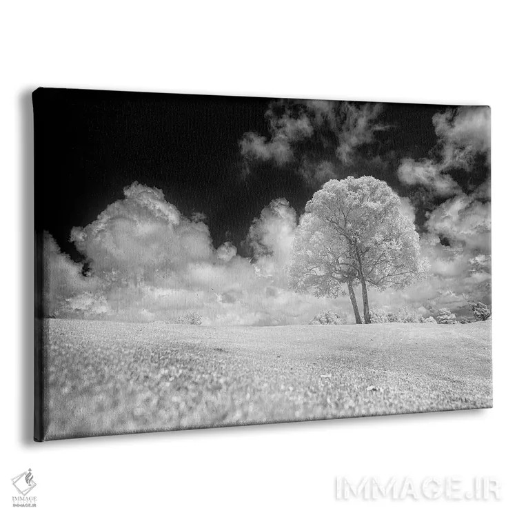 تابلو دکوراتیو آسمان سیاه اثر گلاوکو منهالی - نمای پرسپکتیو محصول