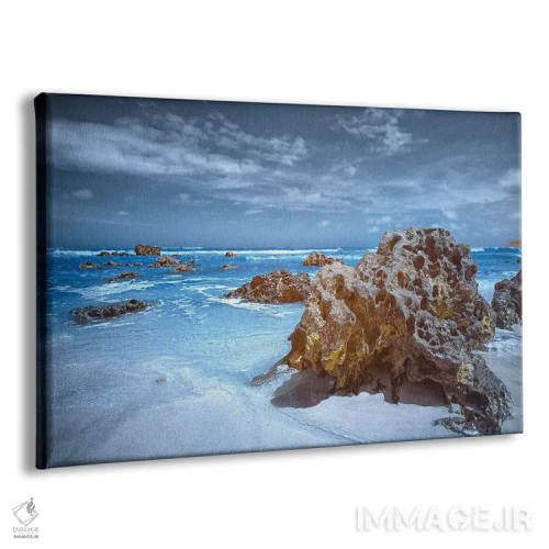 تابلو دکوراتیو سنگ ها اثر گلاوکو منهالی - نمای پرسپکتیو محصول