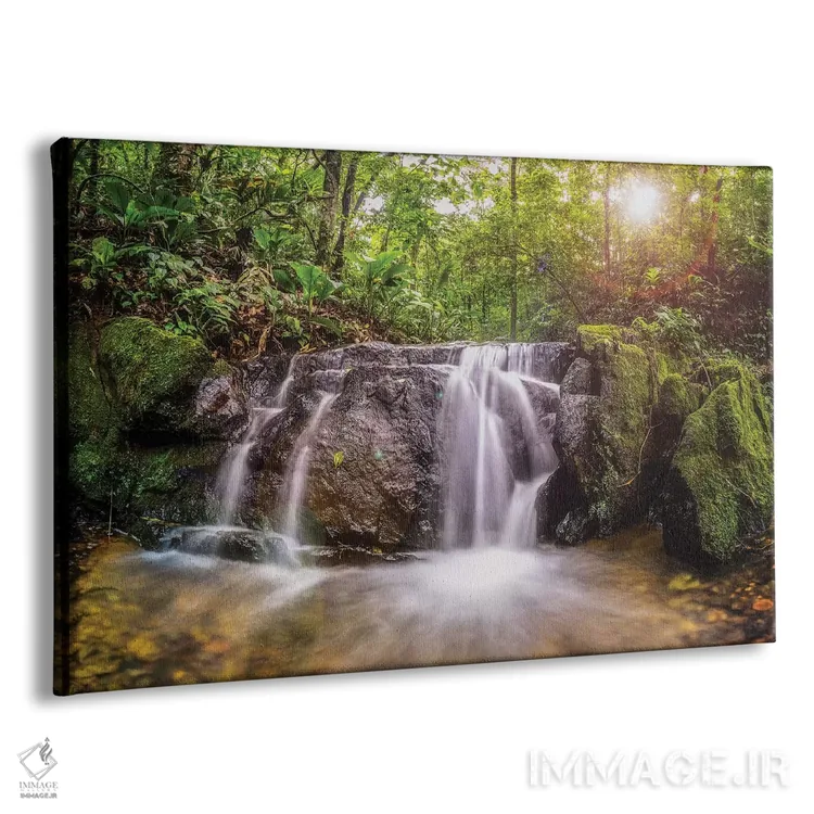 تابلو دکوراتیو آبشار ۲ اثر گلاوکو منهالی - نمای پرسپکتیو محصول