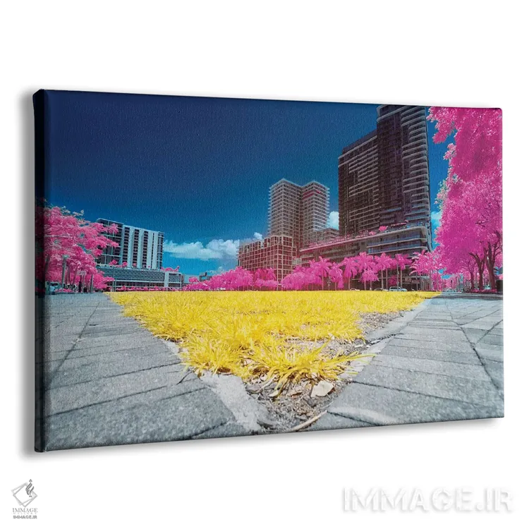 تابلو دکوراتیو میدان V اثر گلاوکو منهالی - نمای پرسپکتیو محصول