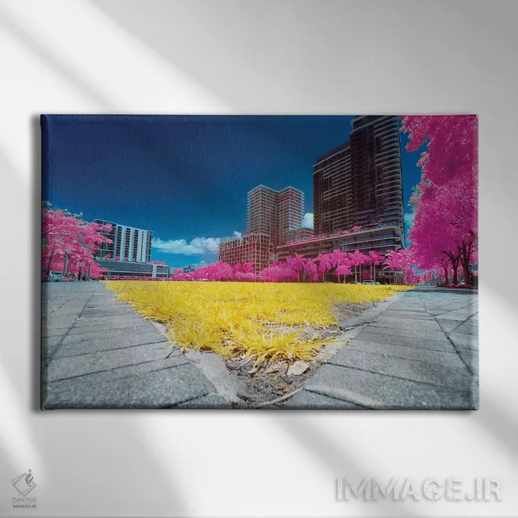 تابلو دکوراتیو میدان V اثر گلاوکو منهالی - نمای روبهرو روی دیوار