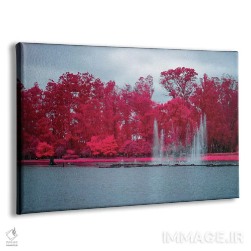 تابلو دکوراتیو فواره اثر گلاوکو منهالی - نمای پرسپکتیو محصول