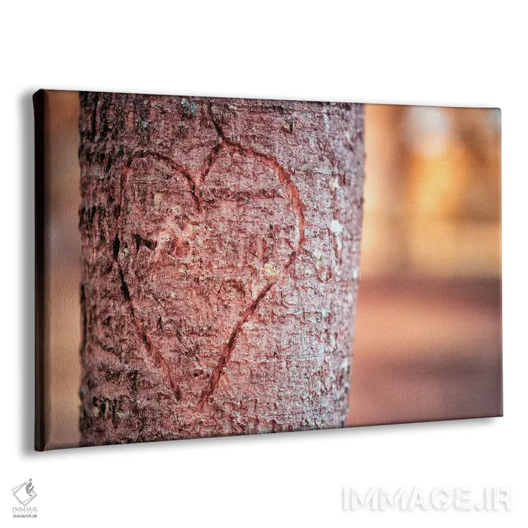 تابلو دکوراتیو قلب اثر گلاوکو منهالی - نمای پرسپکتیو محصول