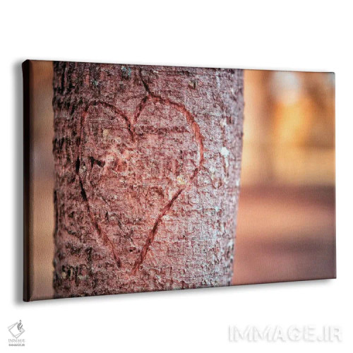 تابلو دکوراتیو قلب اثر گلاوکو منهالی - نمای پرسپکتیو محصول