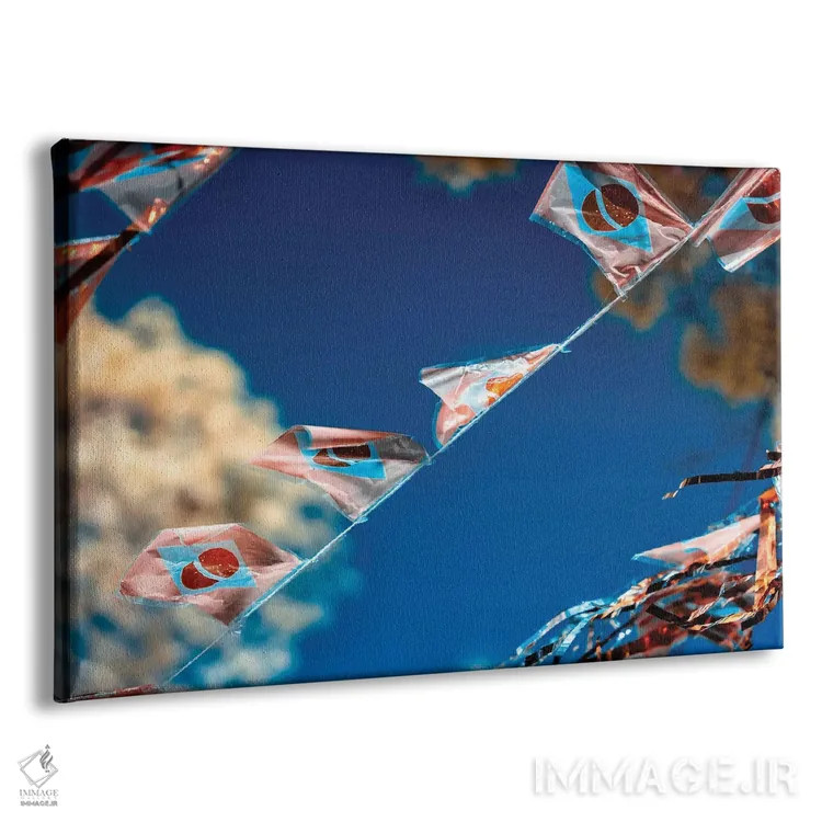 تابلو دکوراتیو پرچم برزیل اثر گلاوکو منهالی - نمای پرسپکتیو محصول