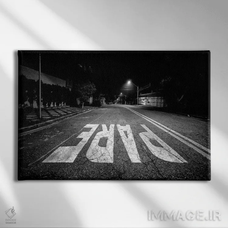 تابلو دکوراتیو عکاسی خیابانی ۶ اثر گلاوکو منهالی - نمای روبهرو روی دیوار