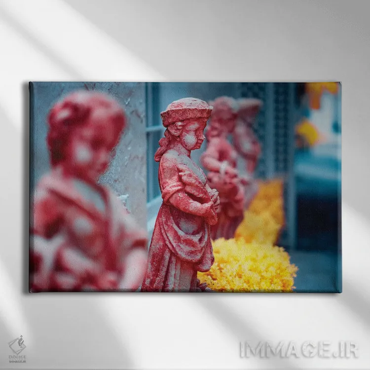 تابلو دکوراتیو فرشتگان اثر گلاوکو منهالی - نمای روبهرو روی دیوار