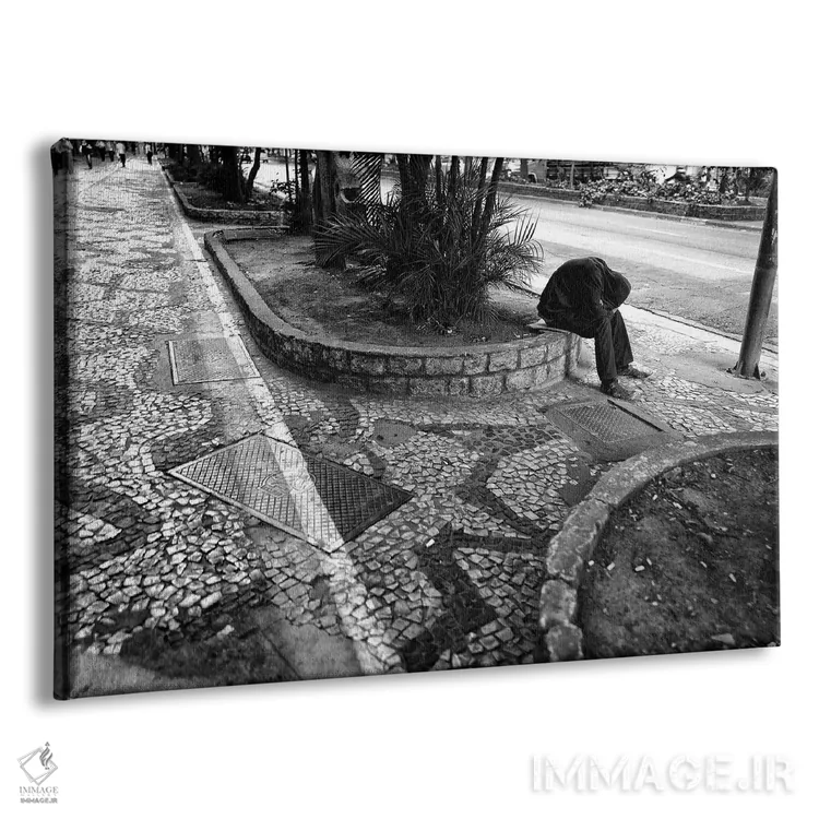 تابلو دکوراتیو عکاسی خیابانی ۵۴ اثر گلاوکو منهالی - نمای پرسپکتیو محصول