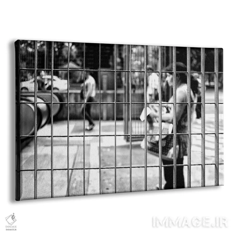 تابلو دکوراتیو عکاسی خیابانی ۵۷ اثر گلاوکو منهالی - نمای پرسپکتیو محصول