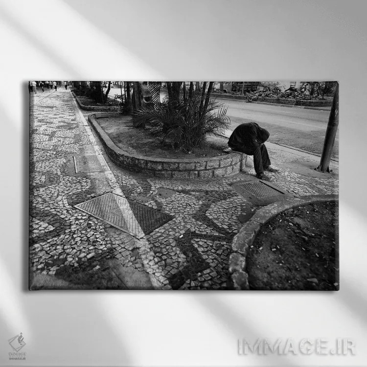 تابلو دکوراتیو عکاسی خیابانی ۵۴ اثر گلاوکو منهالی - نمای روبهرو روی دیوار