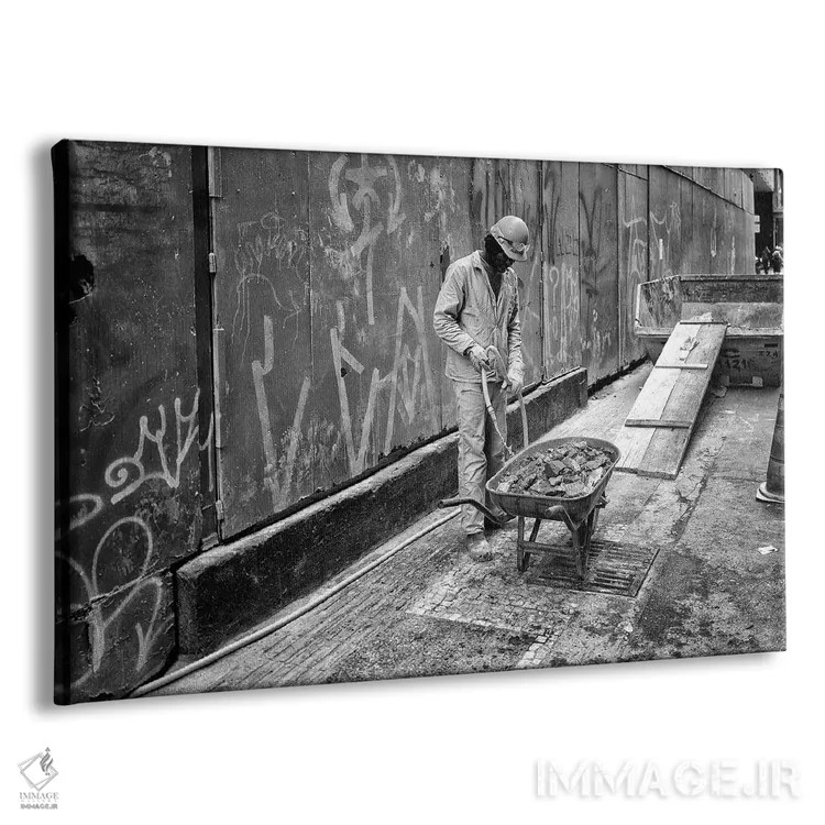 تابلو دکوراتیو عکاسی خیابانی ۵۸ اثر گلاوکو منهالی - نمای پرسپکتیو محصول