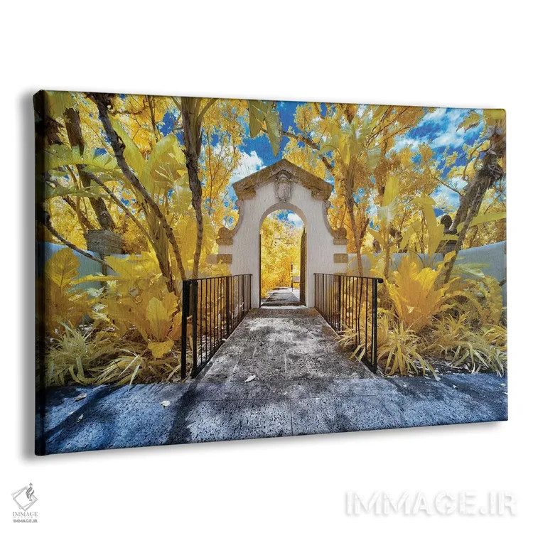 تابلو دکوراتیو میامی مادون قرمز ۳ اثر گلاوکو منهالی - نمای پرسپکتیو محصول