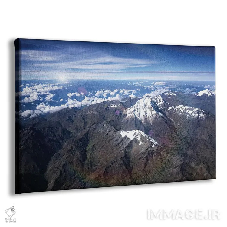 تابلو دکوراتیو کوه های آند اثر گلاوکو منهالی - نمای پرسپکتیو محصول