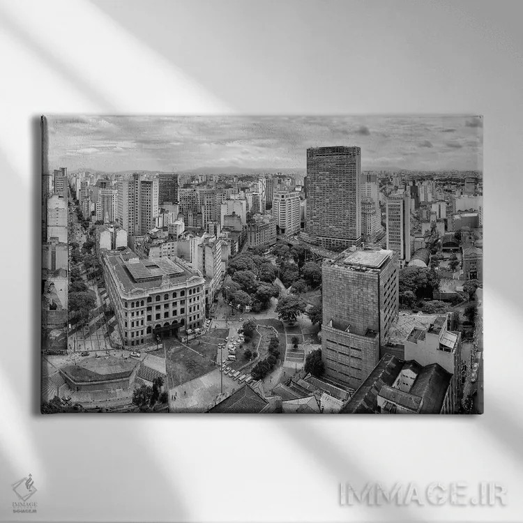 تابلو دکوراتیو عکاسی خیابانی ۳۲ اثر گلاوکو منهالی - نمای روبهرو روی دیوار