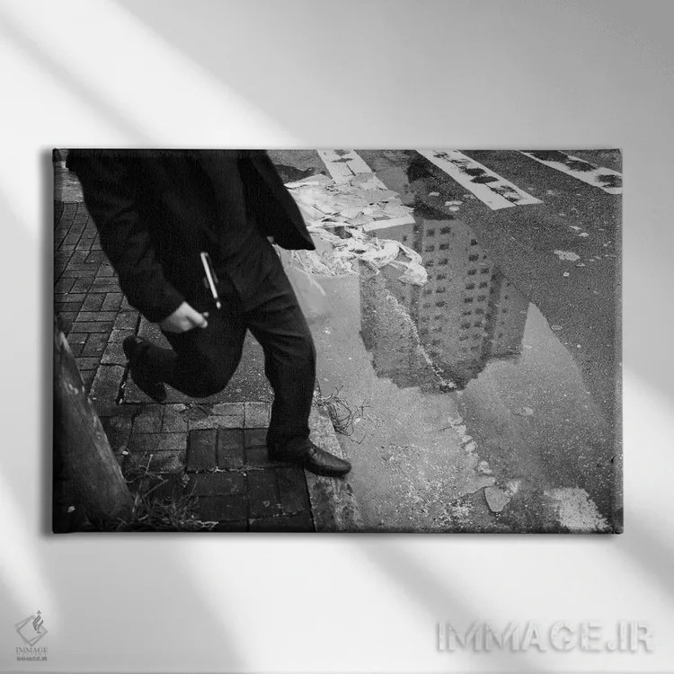 تابلو دکوراتیو عکاسی خیابانی ۲۷ اثر گلاوکو منهالی - نمای روبهرو روی دیوار