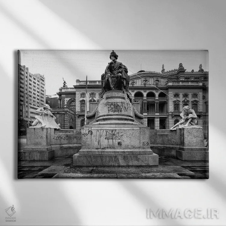 تابلو دکوراتیو عکاسی خیابانی ۴۷ اثر گلاوکو منهالی - نمای روبهرو روی دیوار