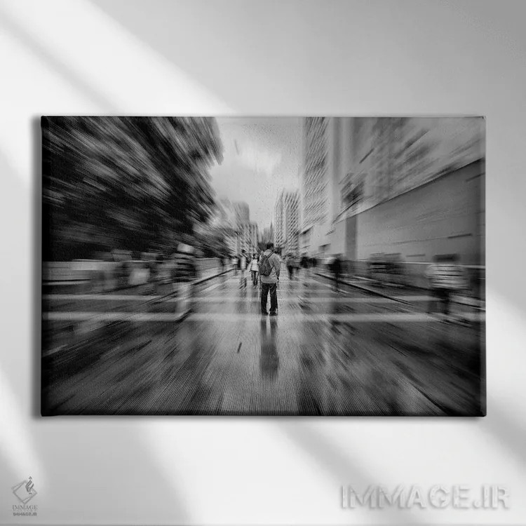 تابلو دکوراتیو عکاسی خیابانی ۴۱ اثر گلاوکو منهالی - نمای روبهرو روی دیوار