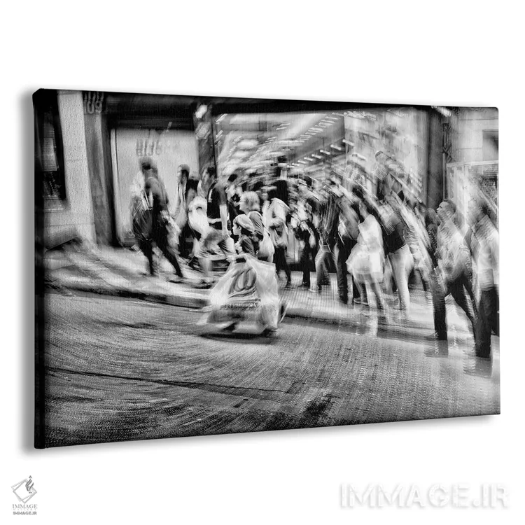 تابلو دکوراتیو عکاسی خیابانی ۵۳ اثر گلاوکو منهالی - نمای پرسپکتیو محصول