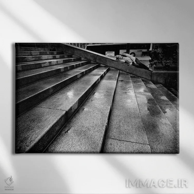 تابلو دکوراتیو عکاسی خیابانی ۴۹ اثر گلاوکو منهالی - نمای روبهرو روی دیوار