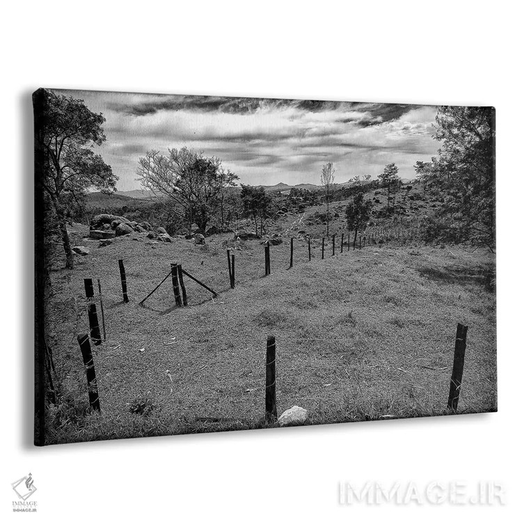 تابلو دکوراتیو منظره شماره ۷ اثر گلاوکو منهالی - نمای پرسپکتیو محصول