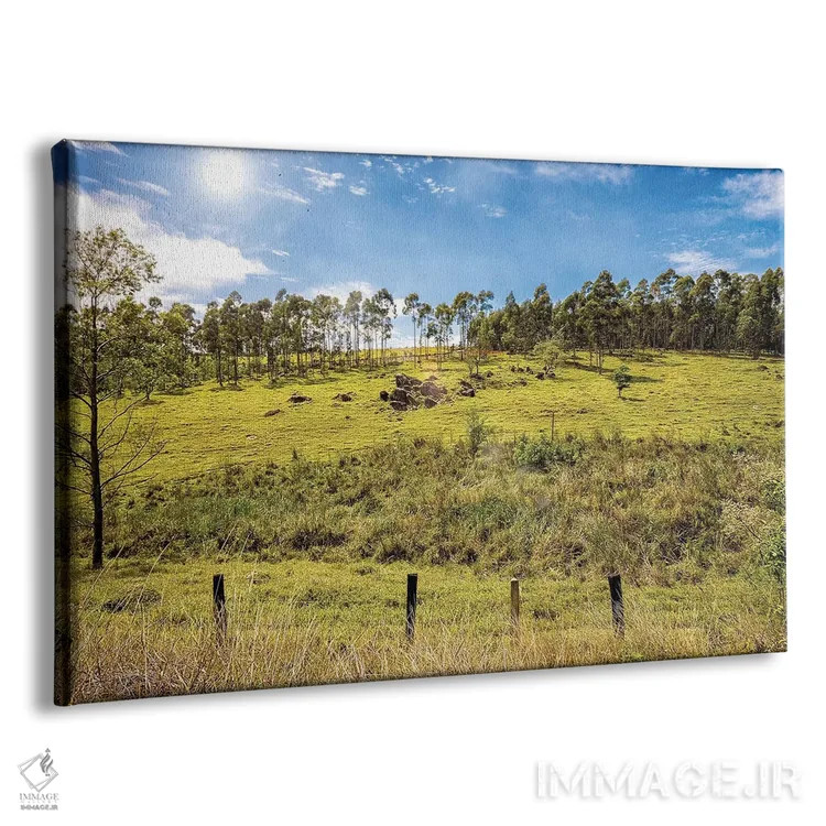 تابلو دکوراتیو منظره شماره ۵ اثر گلاوکو منهالی - نمای پرسپکتیو محصول