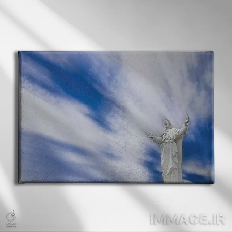 تابلو دکوراتیو منظره شماره ۱۲ اثر گلاوکو منهالی - نمای روبهرو روی دیوار