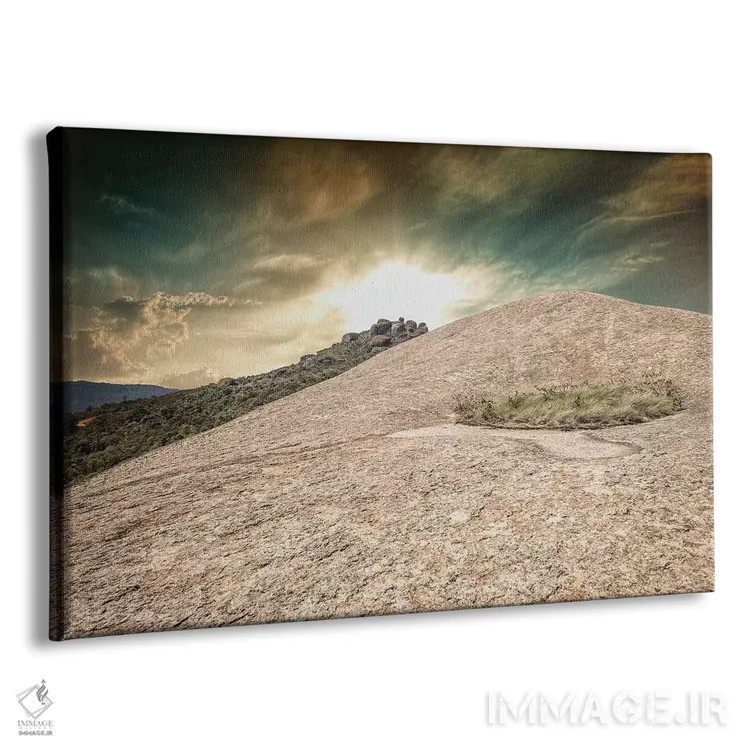 تابلو دکوراتیو منظره شماره ۲۲ اثر گلاوکو منهالی - نمای پرسپکتیو محصول