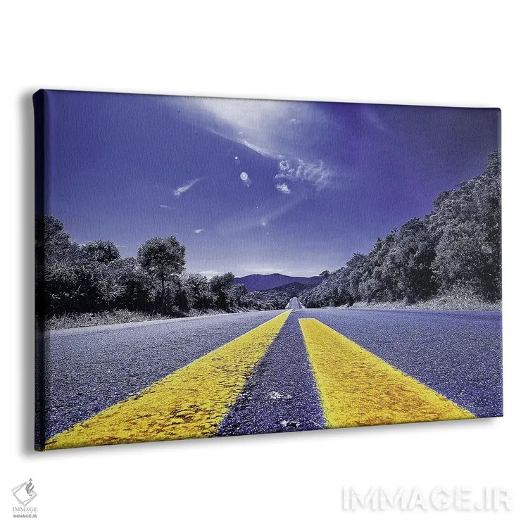 تابلو دکوراتیو جاده اثر گلاوکو منهالی - نمای پرسپکتیو محصول