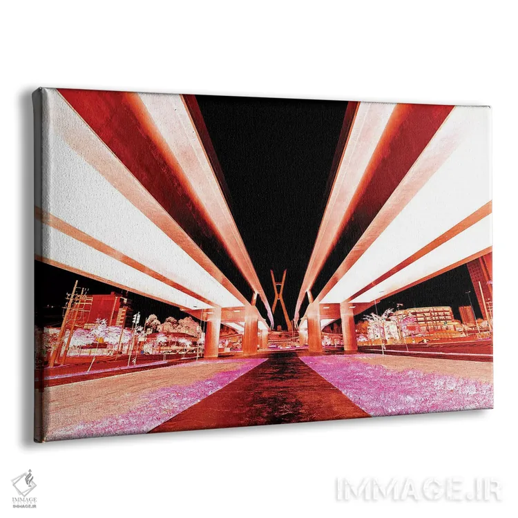 تابلو دکوراتیو پل سائوپائولو I اثر گلاوکو منهالی - نمای پرسپکتیو محصول