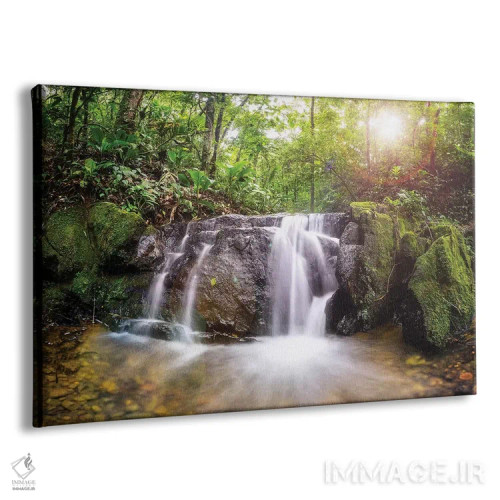 تابلو دکوراتیو آبشار I اثر گلاوکو منهالی - نمای پرسپکتیو محصول