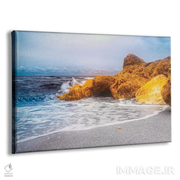 تابلو دکوراتیو ساحل اثر گلاوکو منهالی - نمای پرسپکتیو محصول