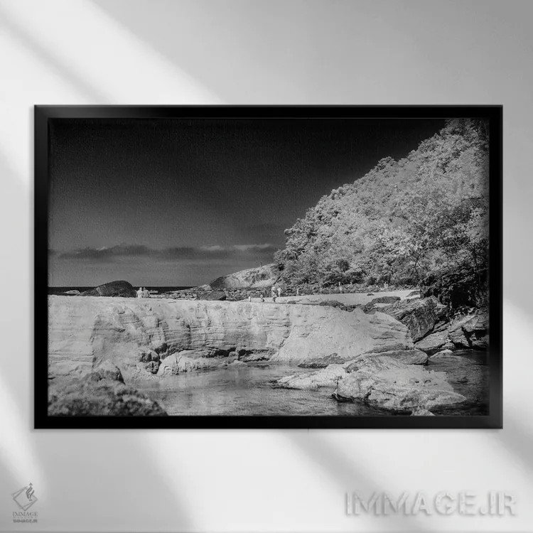 تابلو دکوراتیو کارناواپولیس اثر گلاوکو منهالی - نمای قابدار مشکی