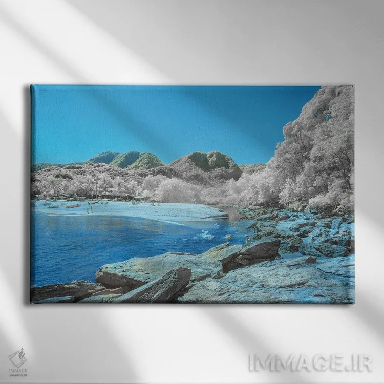 تابلو دکوراتیو سرنوشت شورانگیز اثر گلاوکو منهالی - نمای روبهرو روی دیوار