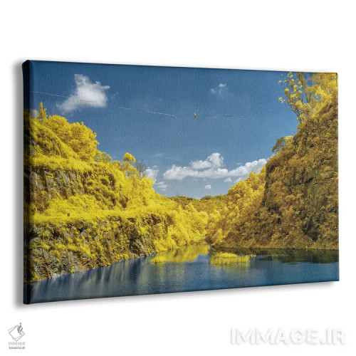 تابلو دکوراتیو اسلک لاین III اثر گلاوکو منهالی - نمای پرسپکتیو محصول