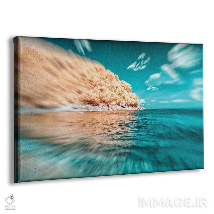 تابلو دکوراتیو جاه طلبی های شفافیت اثر گلاوکو منهالی - نمای پرسپکتیو محصول